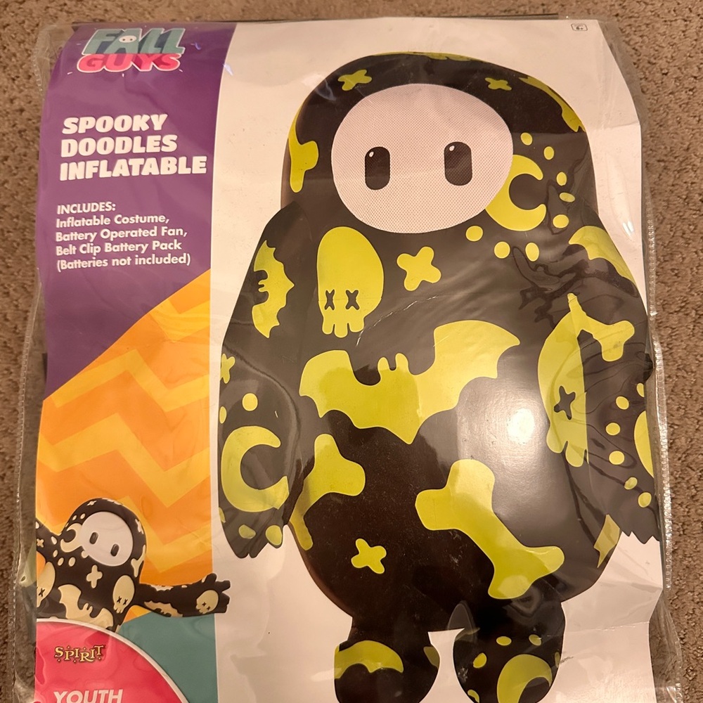 Fall Guys Spooky Doodles Inflatable Costume